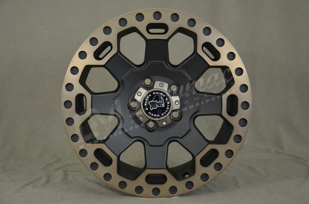 Black Rhino Warlord 17" 8J ET52 6x130 Matte Black with Dark Tint Edge