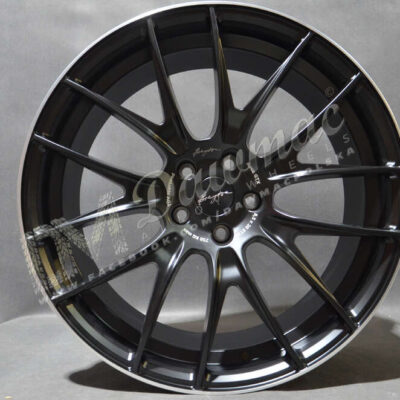 Breyton Race GTX 21" 9J ET30 5x112 Matt Black with Polished Lip