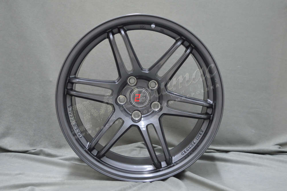 2Forge ZF5 18" 8J ET15-ET35 5x98-5x130 Gloss Gunmetal