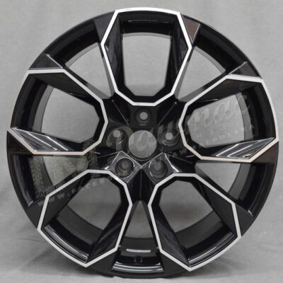 Carbonado Beast 16" 6,5J ET43 5x112 Black Front Polished