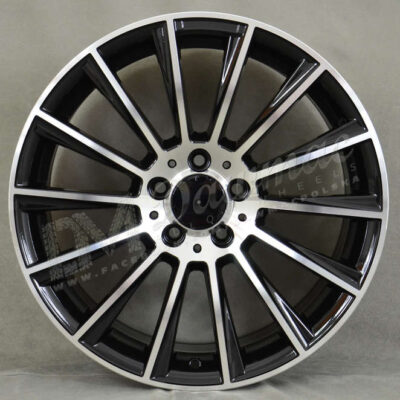 Carbonado Performance 18" 8,5J ET35 5x112 Black Front Polished