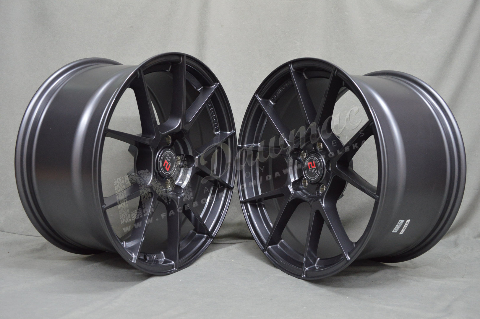 2Forge ZF6 18" 10J ET6-ET50 5x98-5x130 Gloss Gunmetal - obrazek 3
