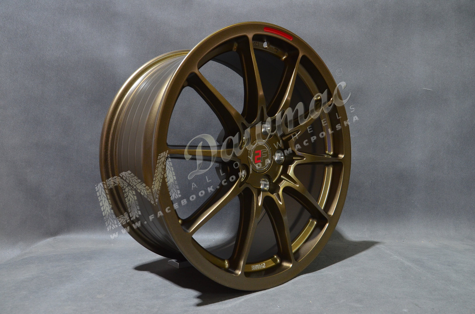 2Forge ZF8 18" 9J ET12-ET50 + 10J ET15-ET50 5x100-5x130 Matt Bronze - obrazek 3