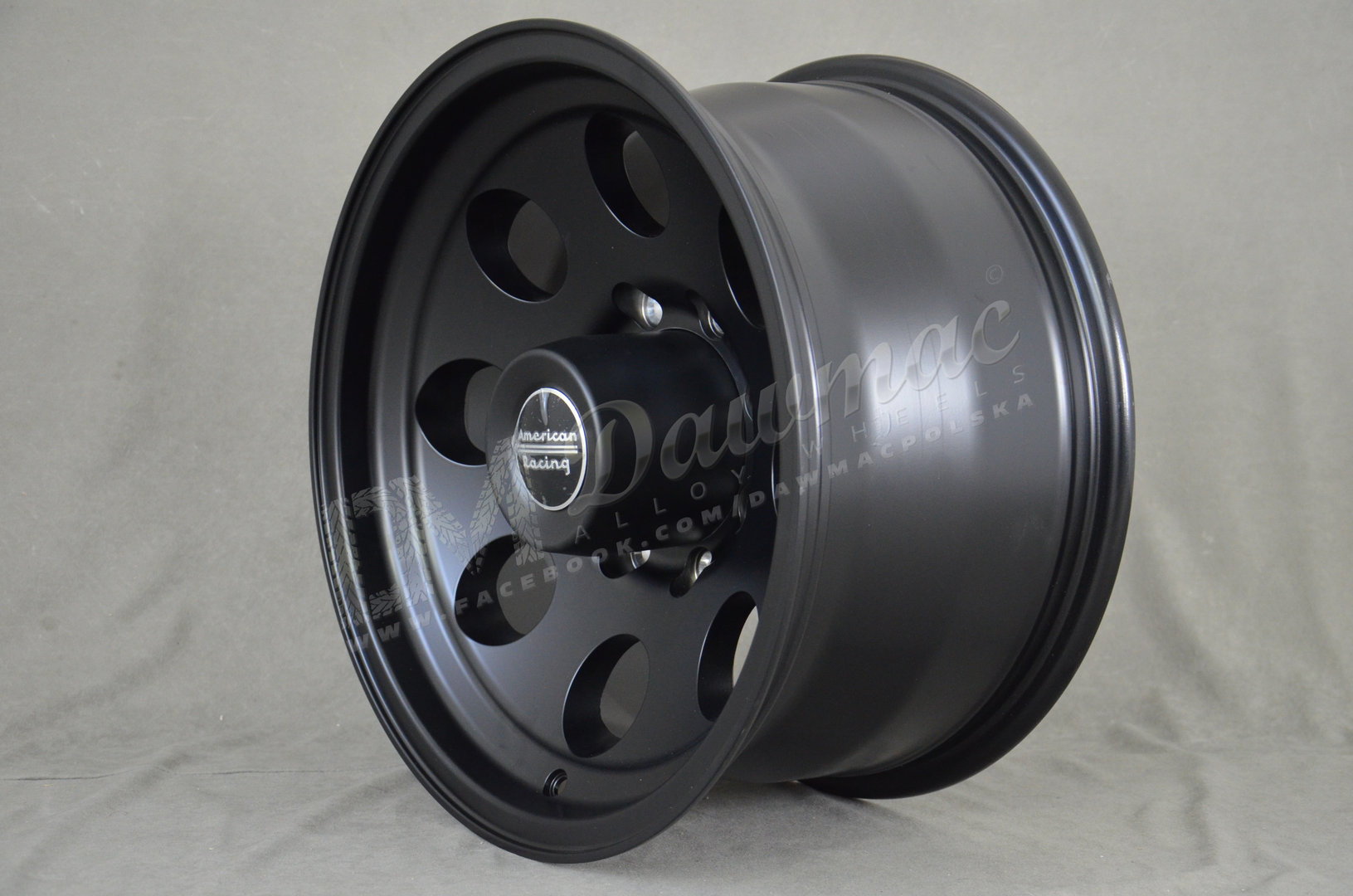 American Racing Baja 16" 8J ET0 5x127 Satin Black - obrazek 3