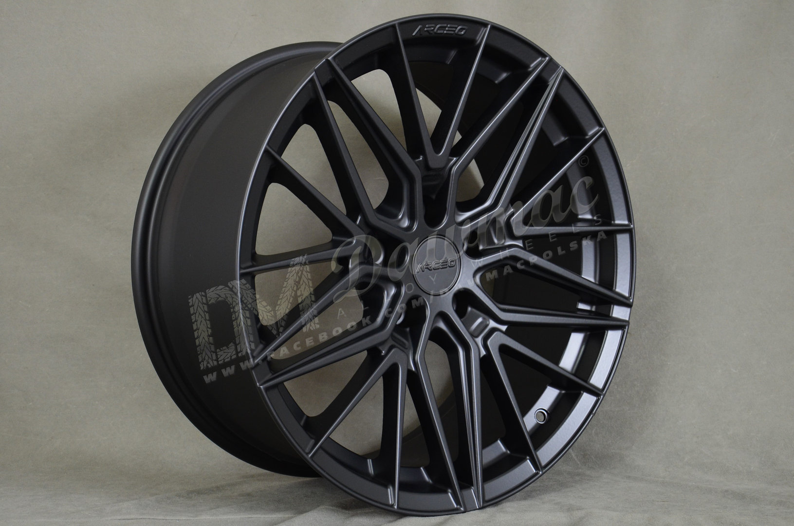Arceo Sevilla 19" 8,5J ET35 + 9,5J ET40 5x112 Matt Black - obrazek 3