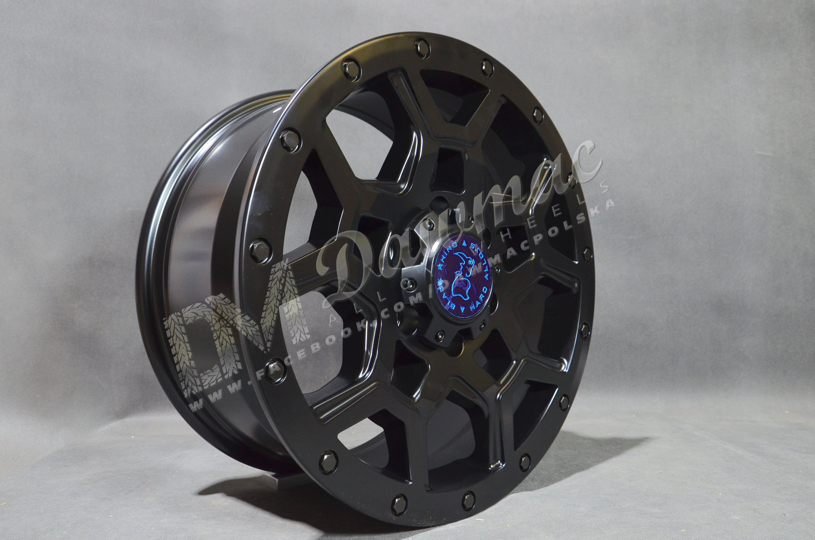 Black Rhino Overland 17" 9,5J ET-18 6x139,7 Matte Black - obrazek 3