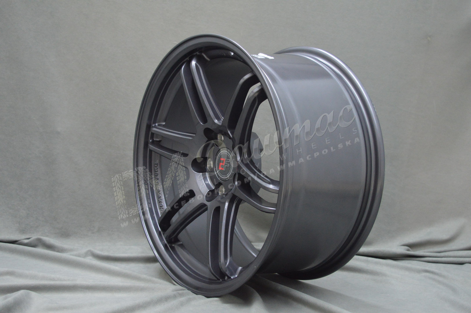 2Forge ZF5 18" 8J ET15-ET35 5x98-5x130 Gloss Gunmetal - obrazek 3