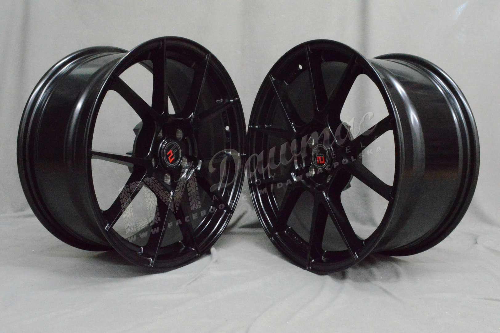 2Forge ZF6 19" 9,5J ET15-ET45 + 11J ET15-ET45 5x100-5x130 Matt Black - obrazek 3