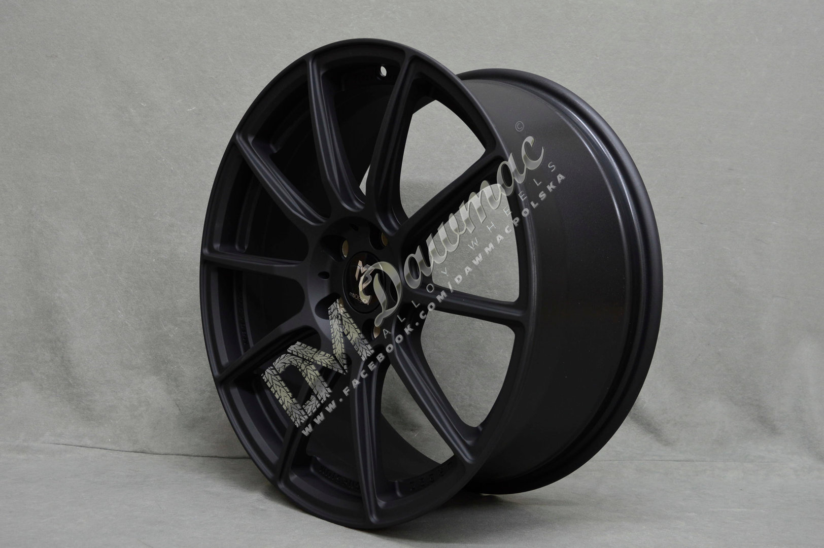 mbDesign MF1 19" 8J ET34 5x115 Black Dull Matt - obrazek 3