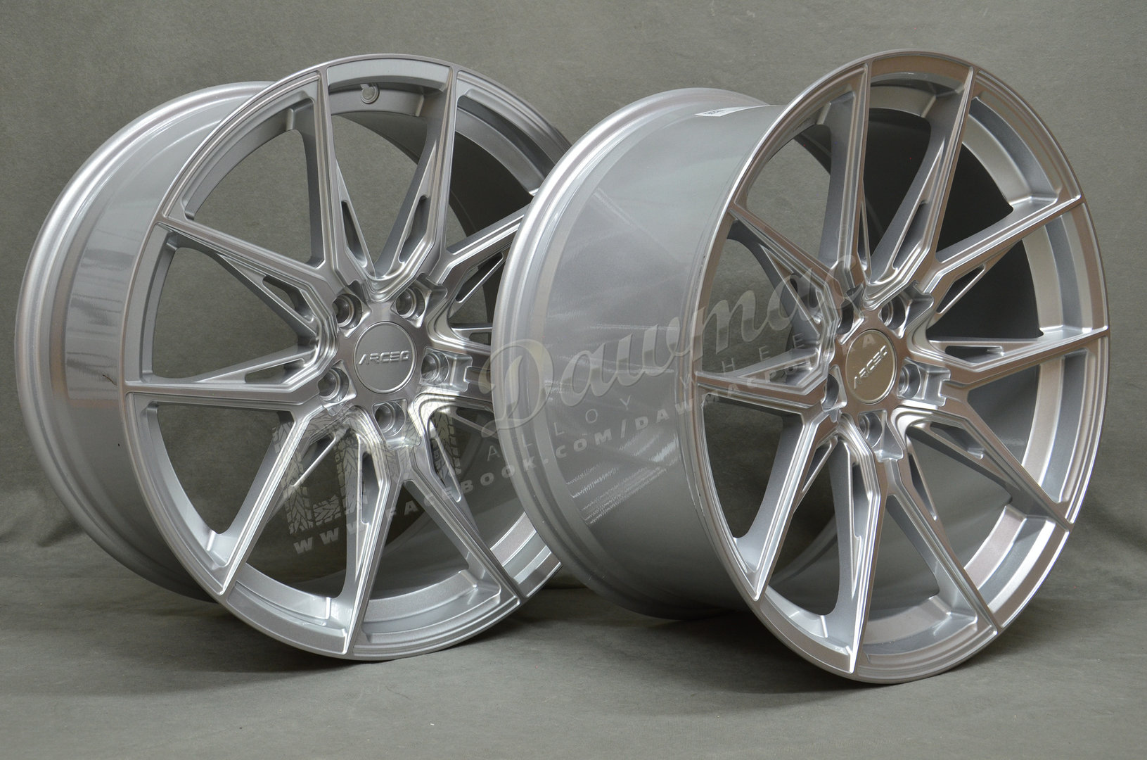 Arceo Marceille 20" 9J ET35 + 10J ET40 5x114,3 Silver Diamond - obrazek 4