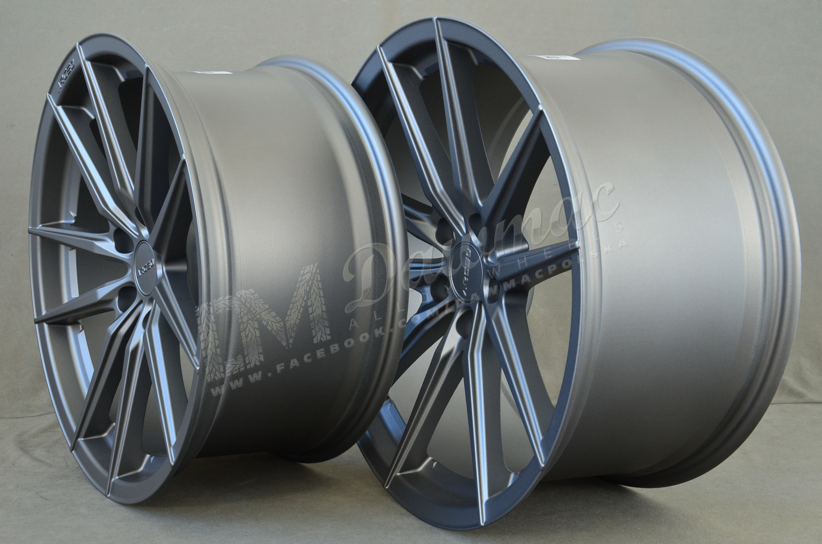 Arceo Monaco 19" 8,5J ET33 + 9,5J ET37 5x120 Matt Titan - obrazek 4