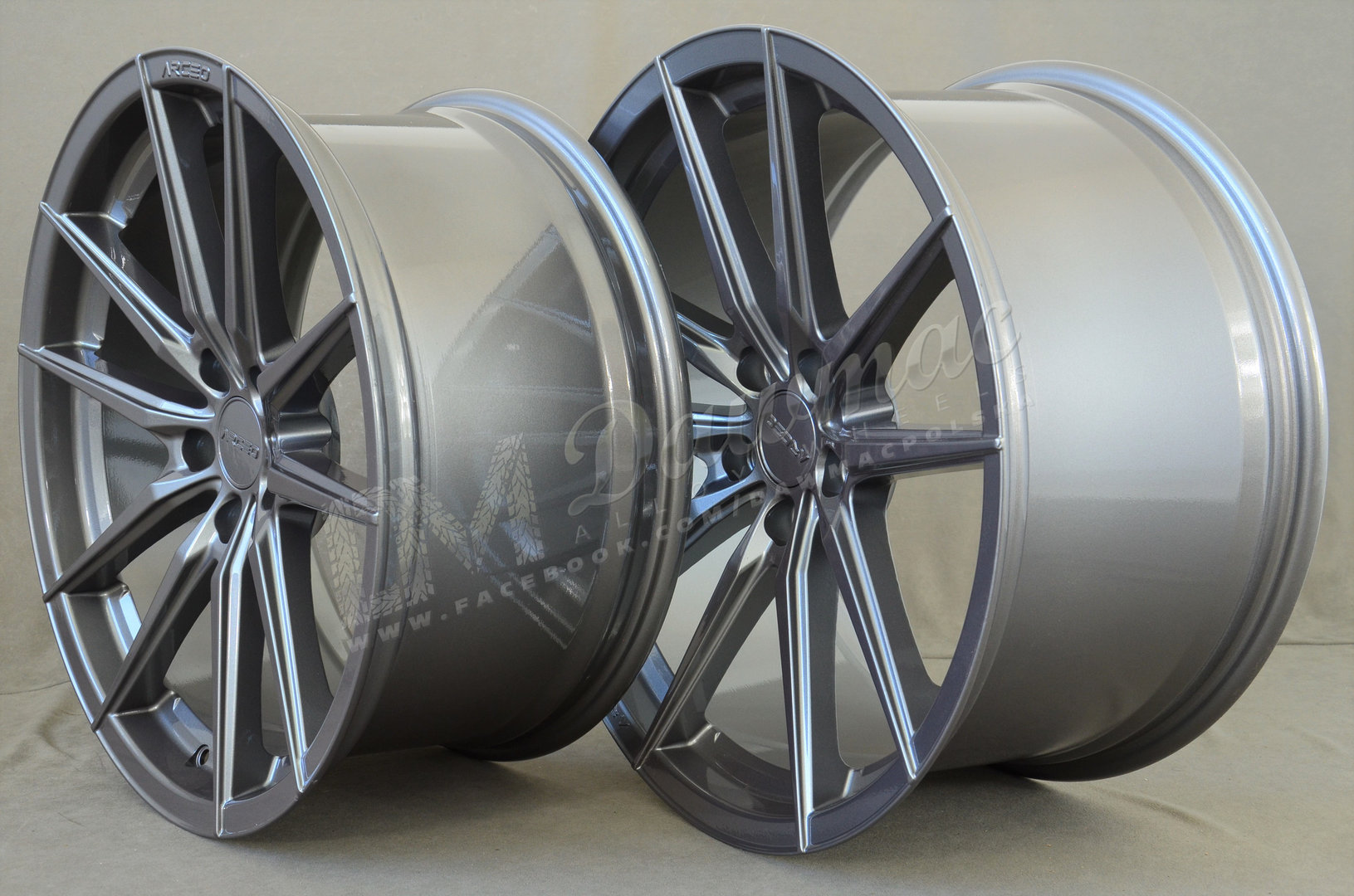 Arceo Monaco 19" 8,5J ET33 + 9,5J ET40 5x112 Glossy Titan - obrazek 4