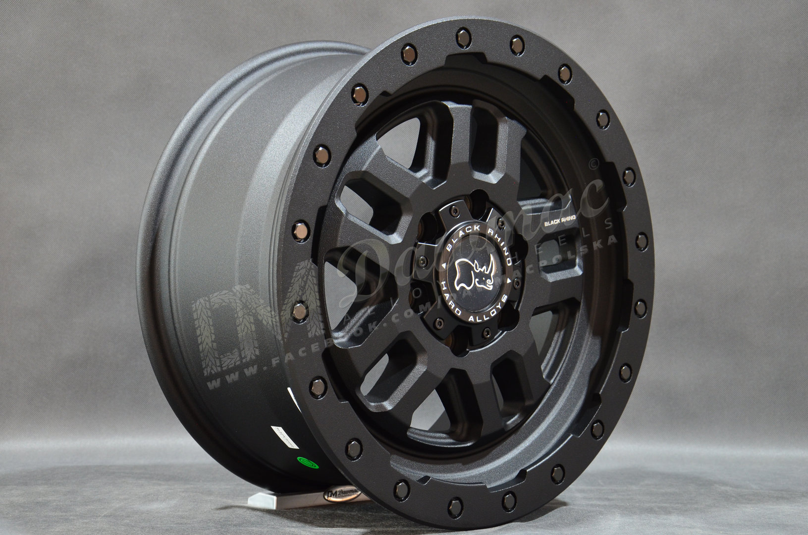 Black Rhino Barstow 18" 9,5J ET12 6x139,7 Textured Matte Black - obrazek 4