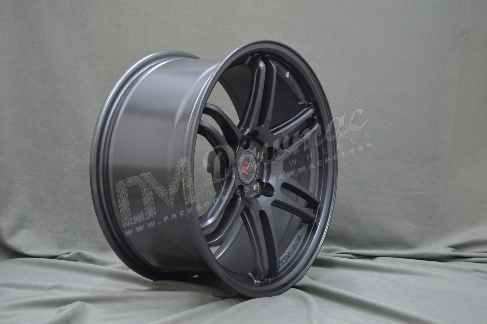 2Forge ZF5 18" 8J ET15-ET35 5x98-5x130 Gloss Gunmetal - obrazek 4