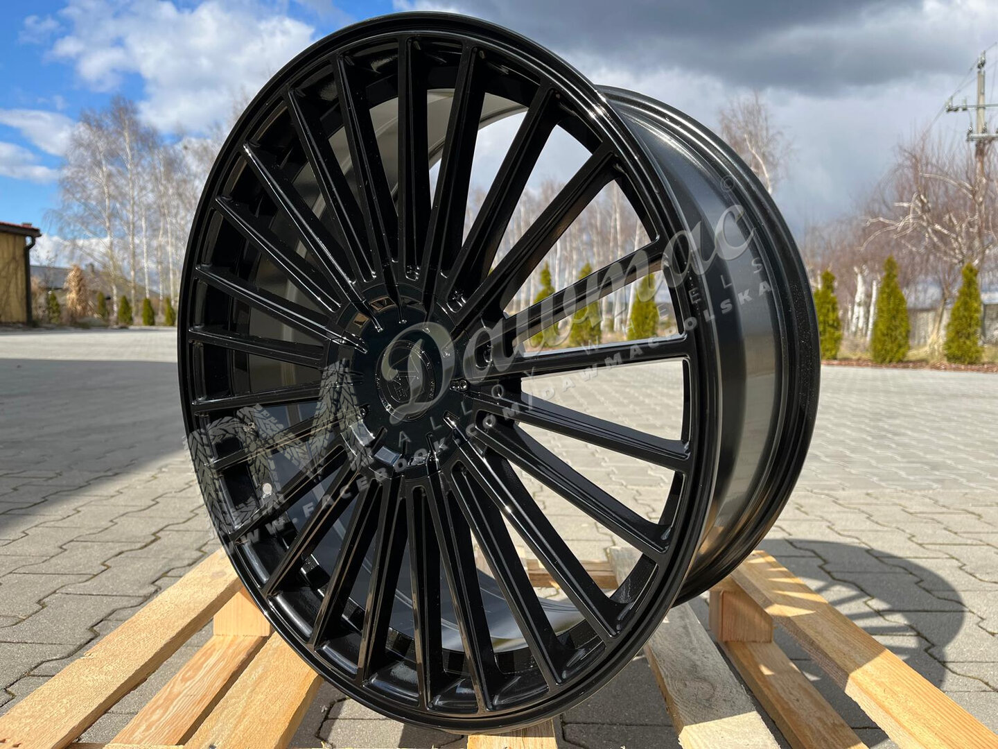 AXE EX50 20" 8,5J ET35 5x108-6x120 Gloss Black - obrazek 4