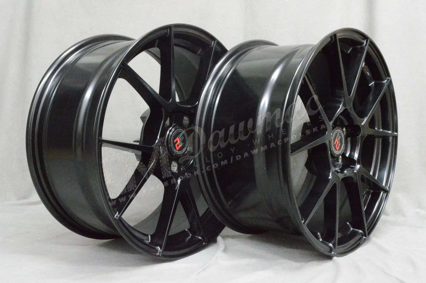 2Forge ZF6 19" 8,5J ET15-ET45 + 9,5J ET15-ET45 5x100-5x130 Matt Black - obrazek 4