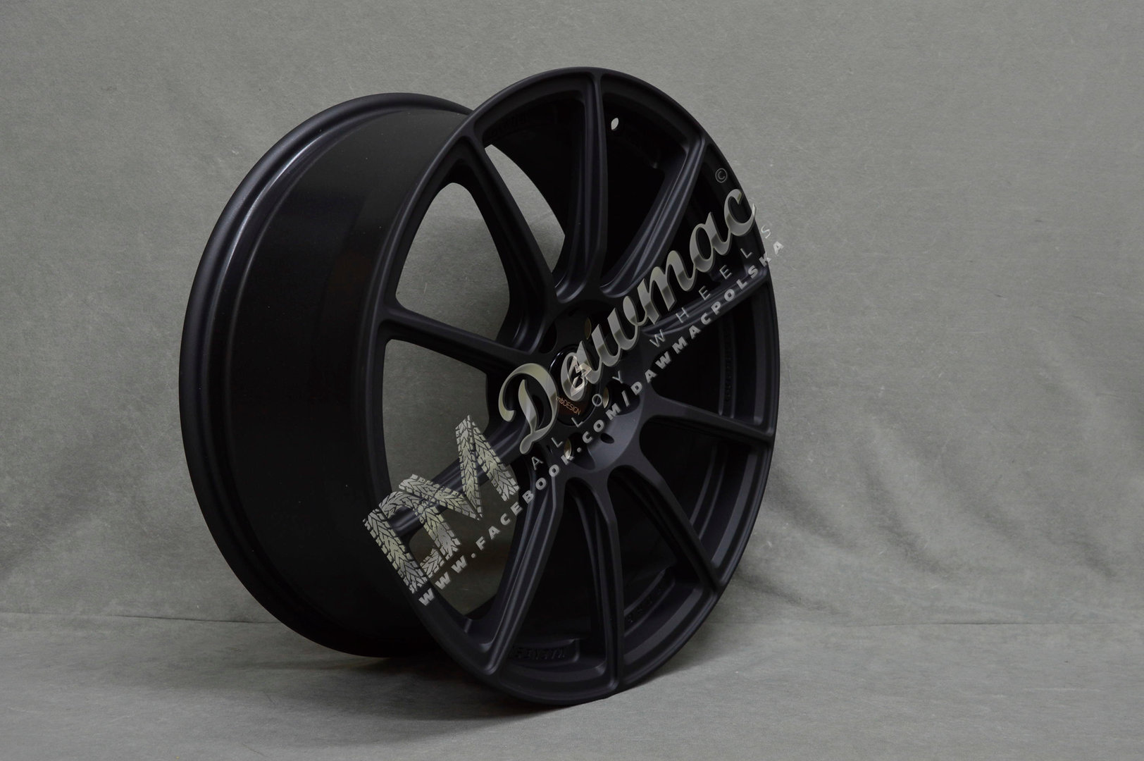 mbDesign MF1 19" 8J ET33 5x110 Black Dull Matt - obrazek 4