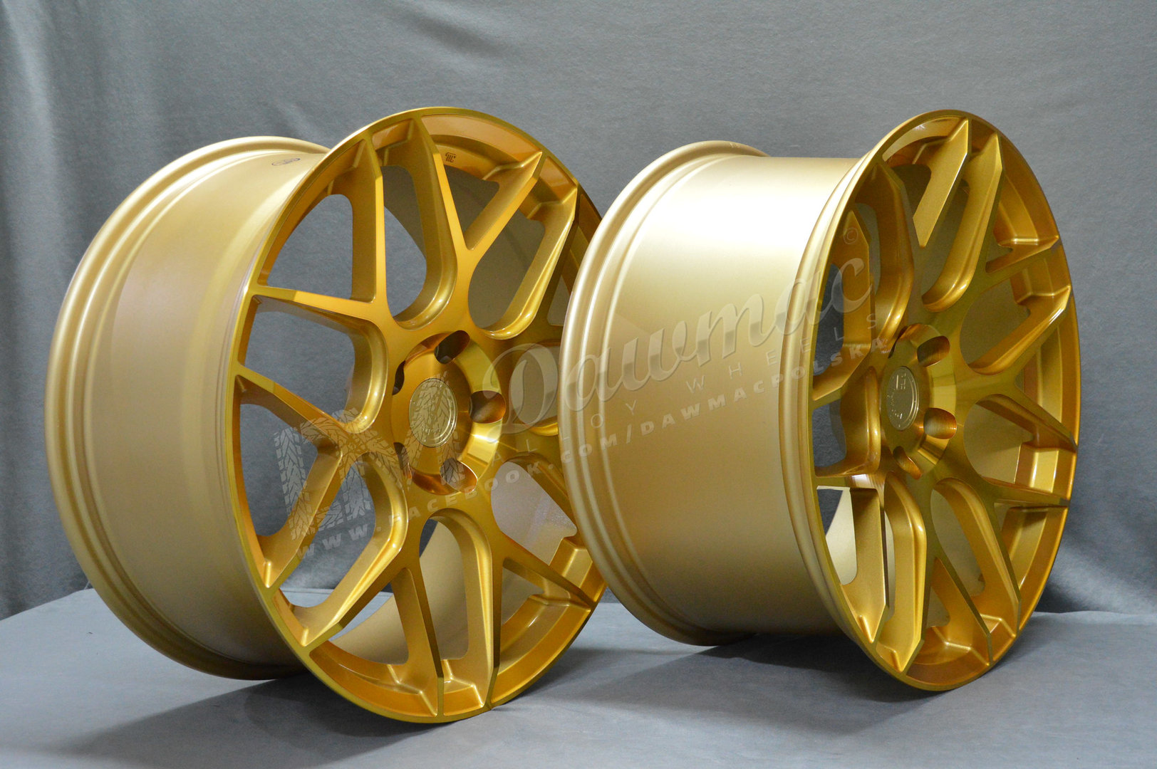 AODHAN LS002 19" 8,5J ET35 + 9,5J ET35 5x120 Gold Machine Face PROMOCJA - obrazek 5