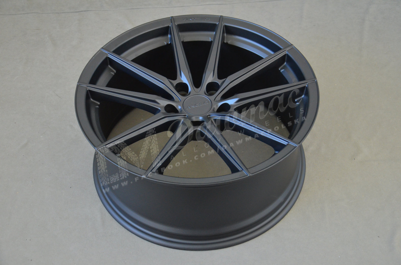 Arceo Monaco 19" 8,5J ET30 5x120 Matt Black - obrazek 5