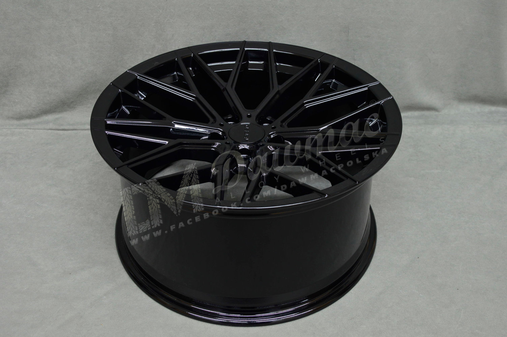 Arceo Valencia 19" 9,5J ET37 5x108 Gloss Black - obrazek 5