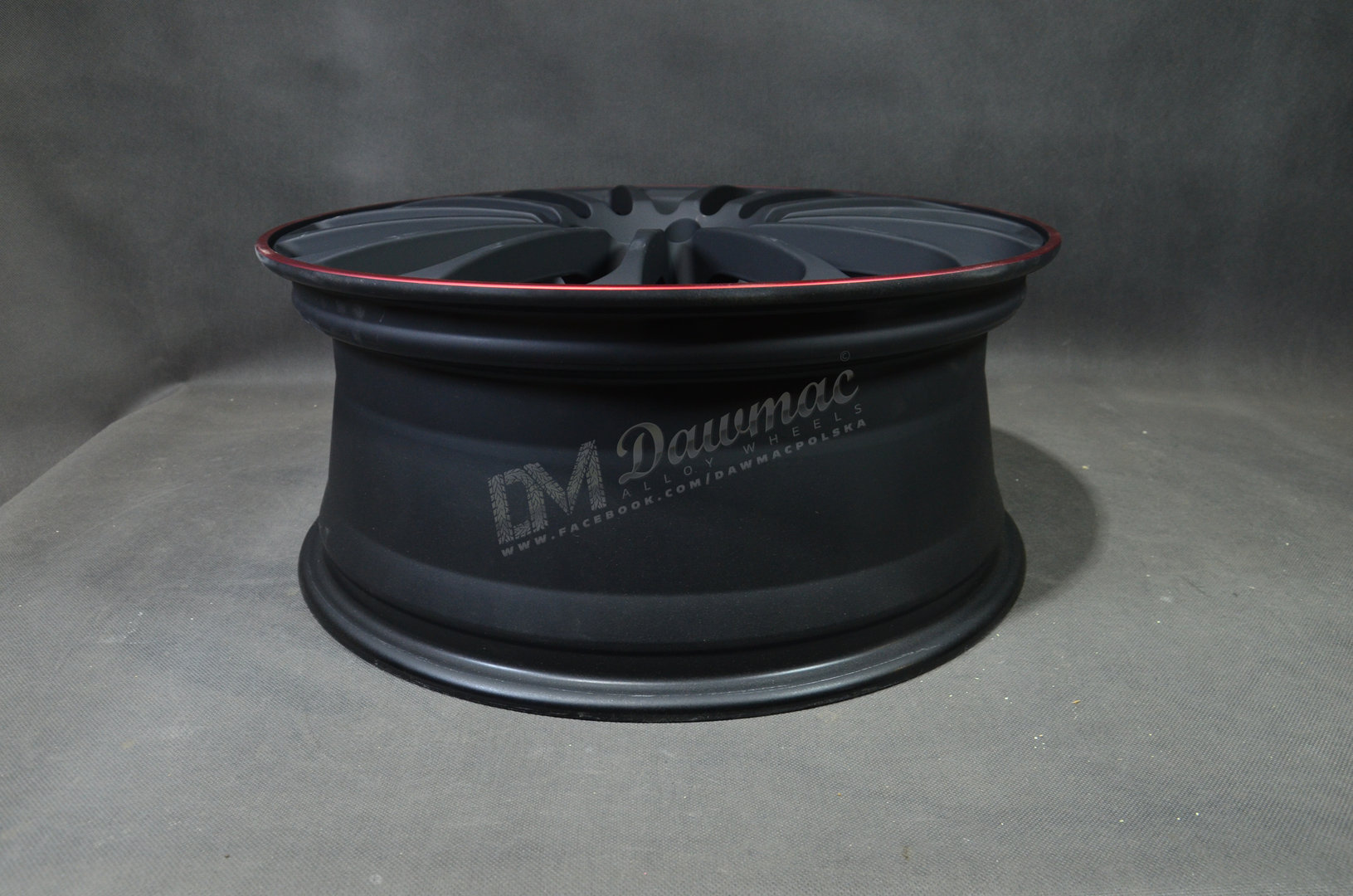 Breyton Magic CW 18" 7,5J ET48 4x100 Matt Grey with Red Anodized Lip - obrazek 5