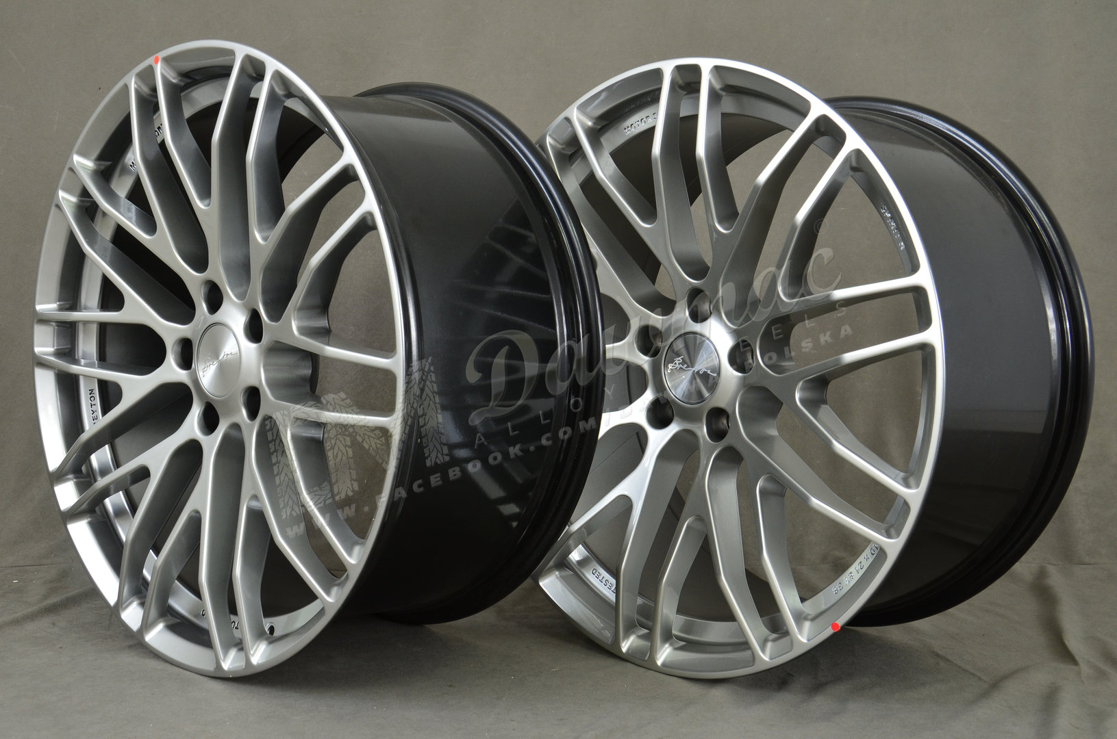 Breyton Spirit R 19" 8,5J ET42 + 9,5J ET42 5x120 Hyper Silver - obrazek 5