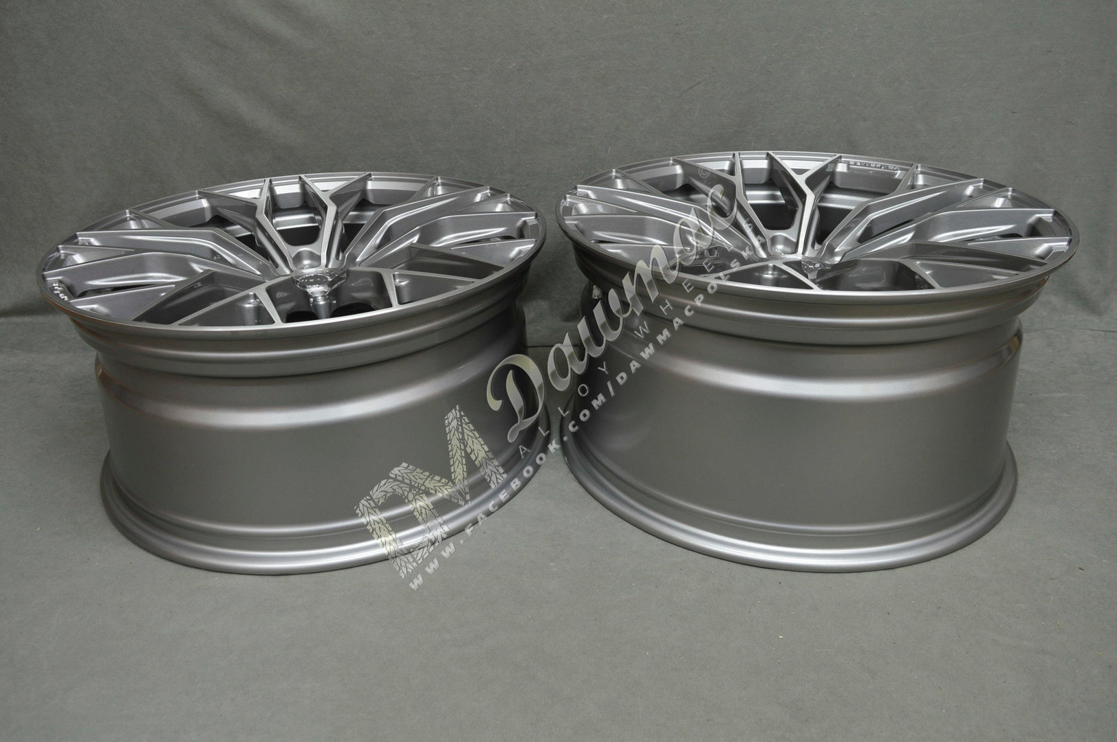 Concaver CVR1 21" 9,5J ET0-ET58 + 11,5J ET17-ET59 BLANK Brushed Titanium - obrazek 6