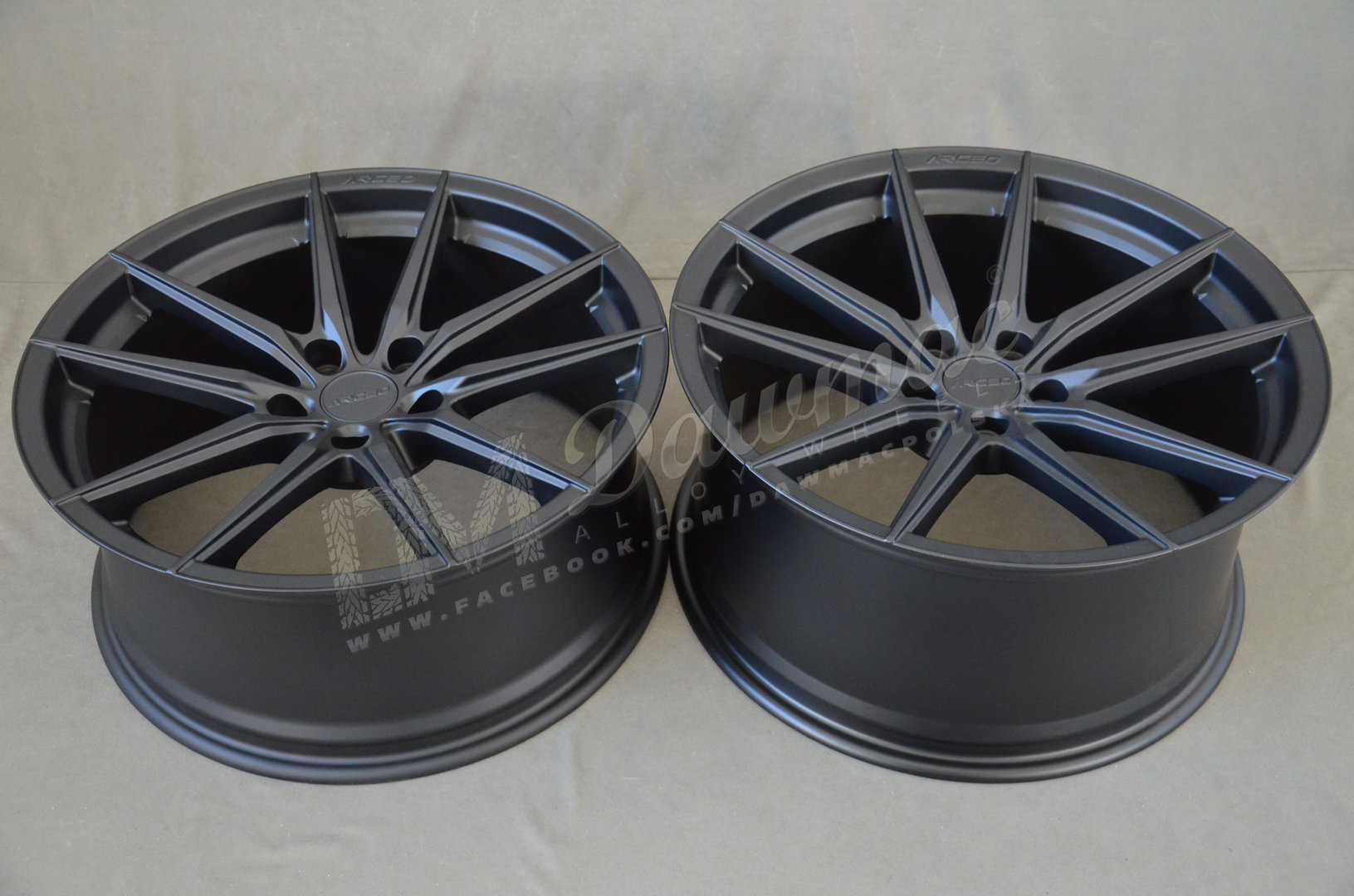 Arceo Monaco 18" 8J ET33 + 9J ET40 5x114,3 Matt Black - obrazek 6