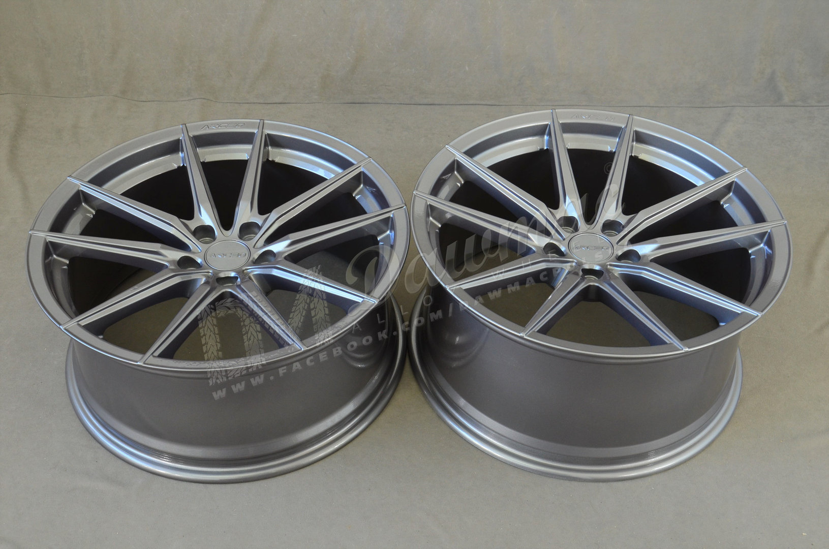 Arceo Monaco 19" 8,5J ET33 + 9,5J ET40 5x112 Glossy Titan - obrazek 6