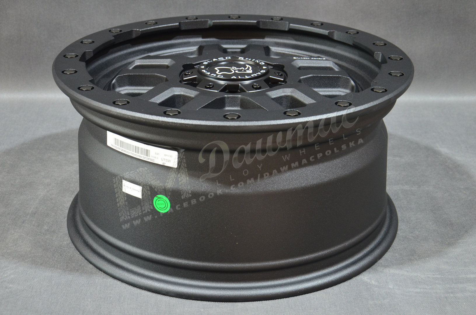 Black Rhino Barstow 20" 9,5J ET12 6x139,7 Textured Matte Black - obrazek 6