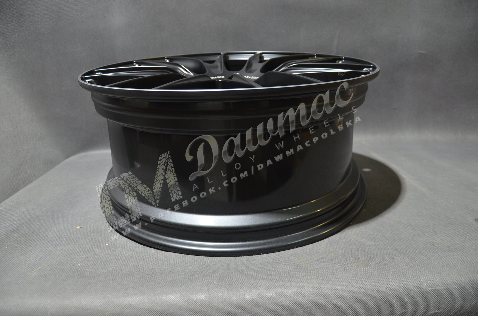 Breyton Race GTX 19" 8,5J ET24 5x112 Matt Black with Polished Lip - obrazek 6