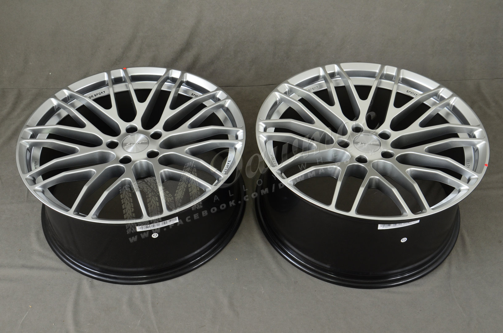 Breyton Spirit R 19" 8,5J ET42 + 9,5J ET42 5x120 Hyper Silver - obrazek 6