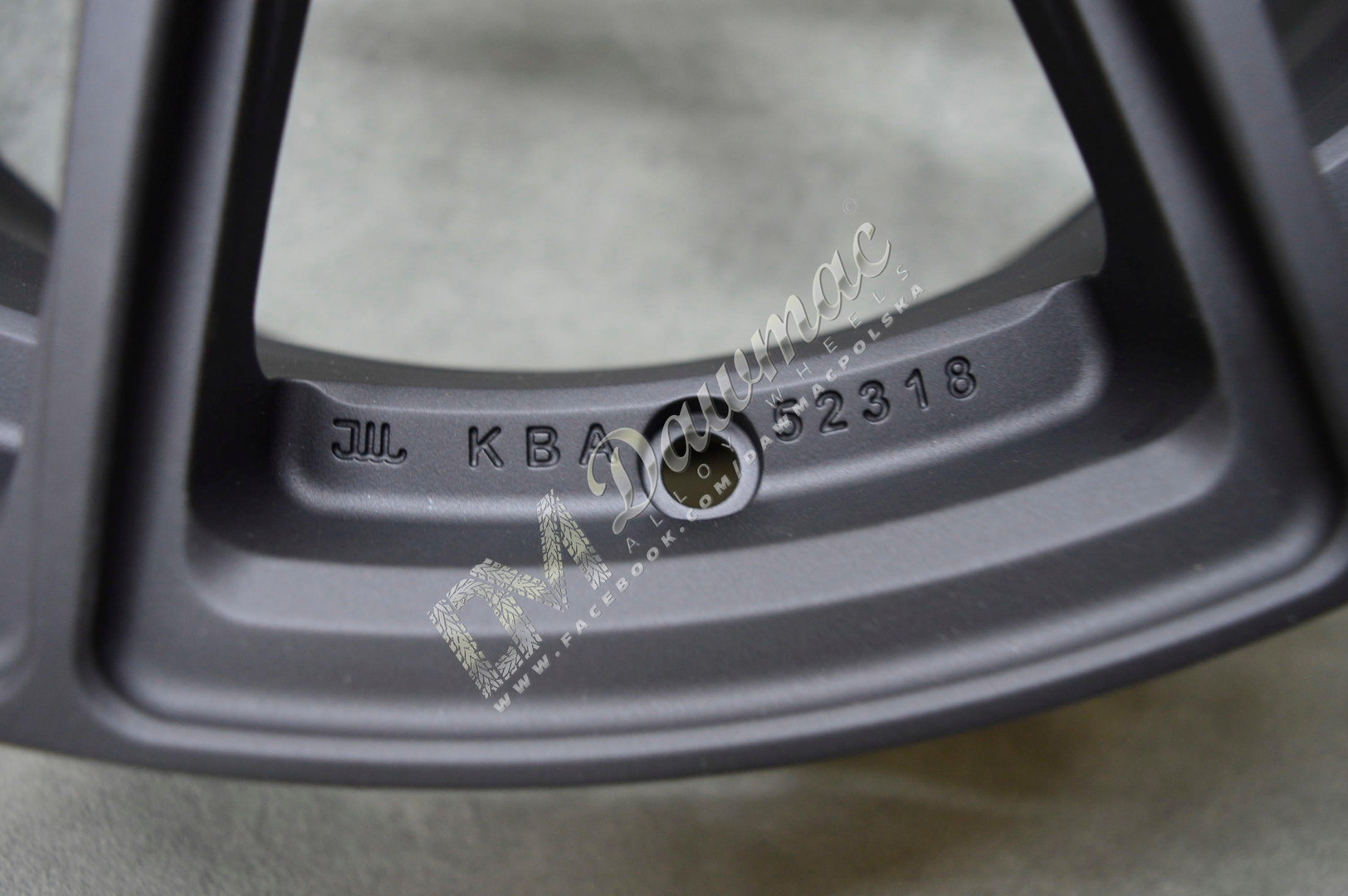 mbDesign MF1 19" 8J ET45 5x100 Black Dull Matt - obrazek 6