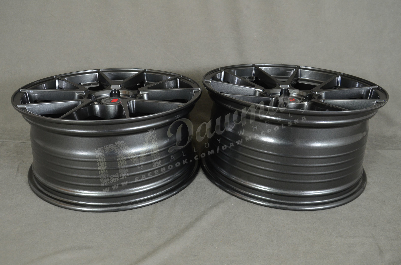 2Forge ZF6 19" 9,5J ET15-ET45 + 11J ET15-ET45 5x100-5x130 Gloss Gunmetal - obrazek 7