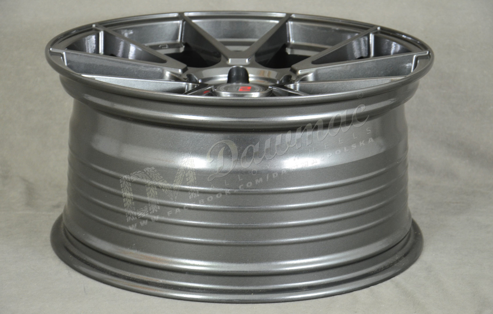 2Forge ZF6 19" 9,5J ET15-ET45 5x100-5x130 Gloss Gunmetal - obrazek 7