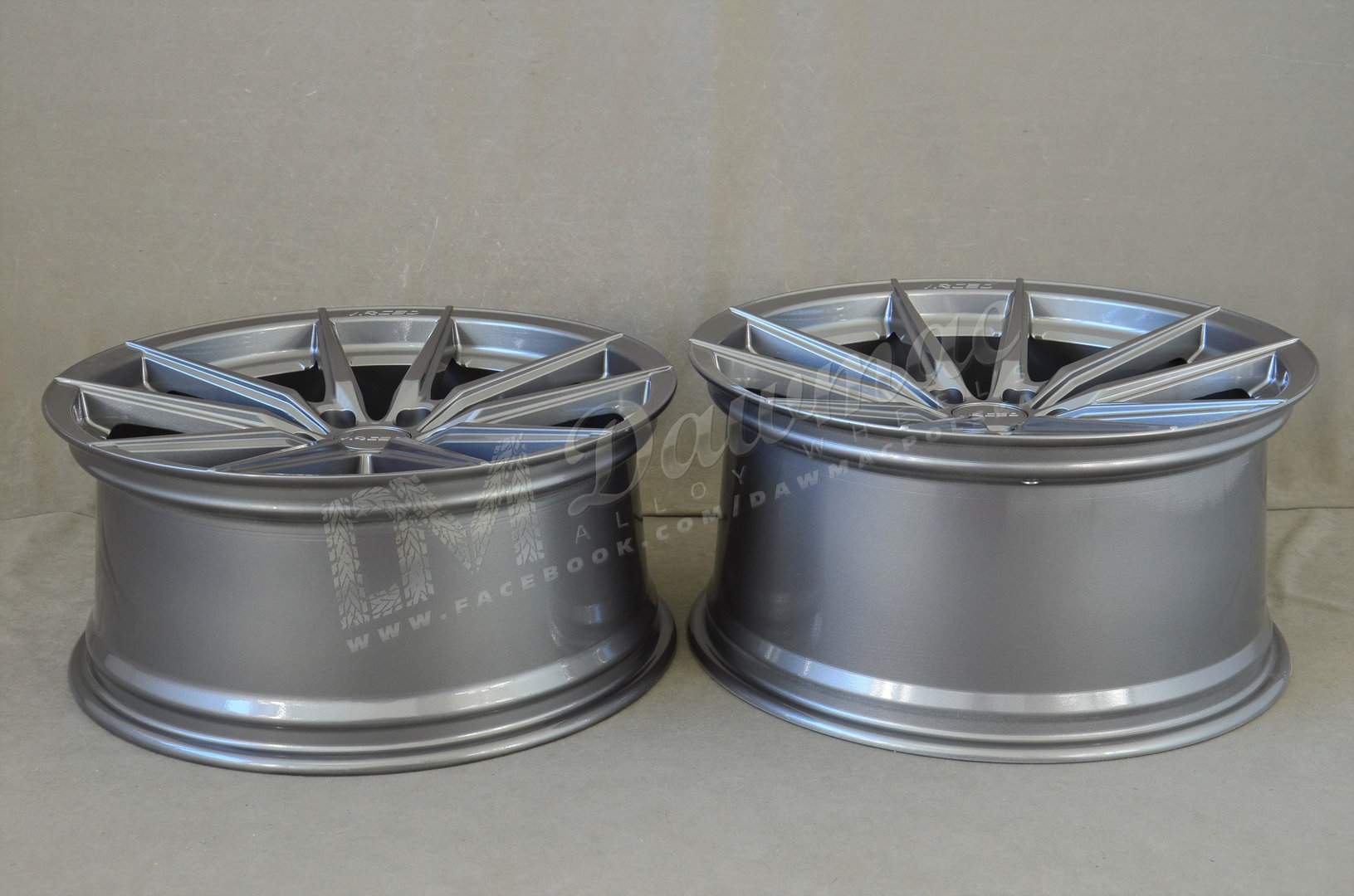 Arceo Monaco 19" 8,5J ET30 + 9,5J ET37 5x120 Glossy Titan - obrazek 7