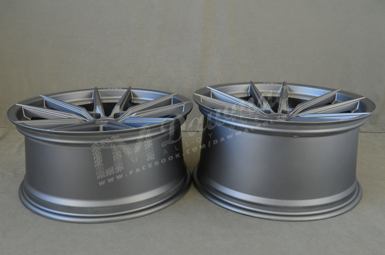 Arceo Monaco 19" 8,5J ET33 + 9,5J ET37 5x120 Matt Titan - obrazek 7