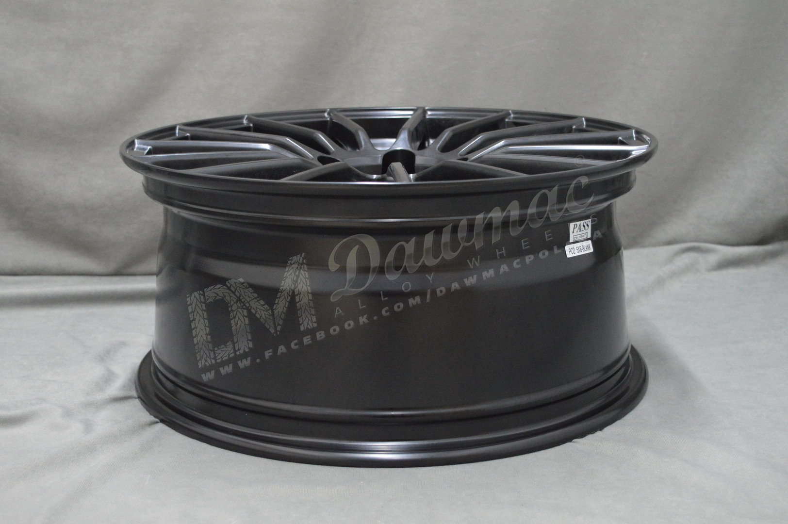 2Forge ZF1 18" 9J ET0-ET38 5x98-5x130 Matt Black - obrazek 7