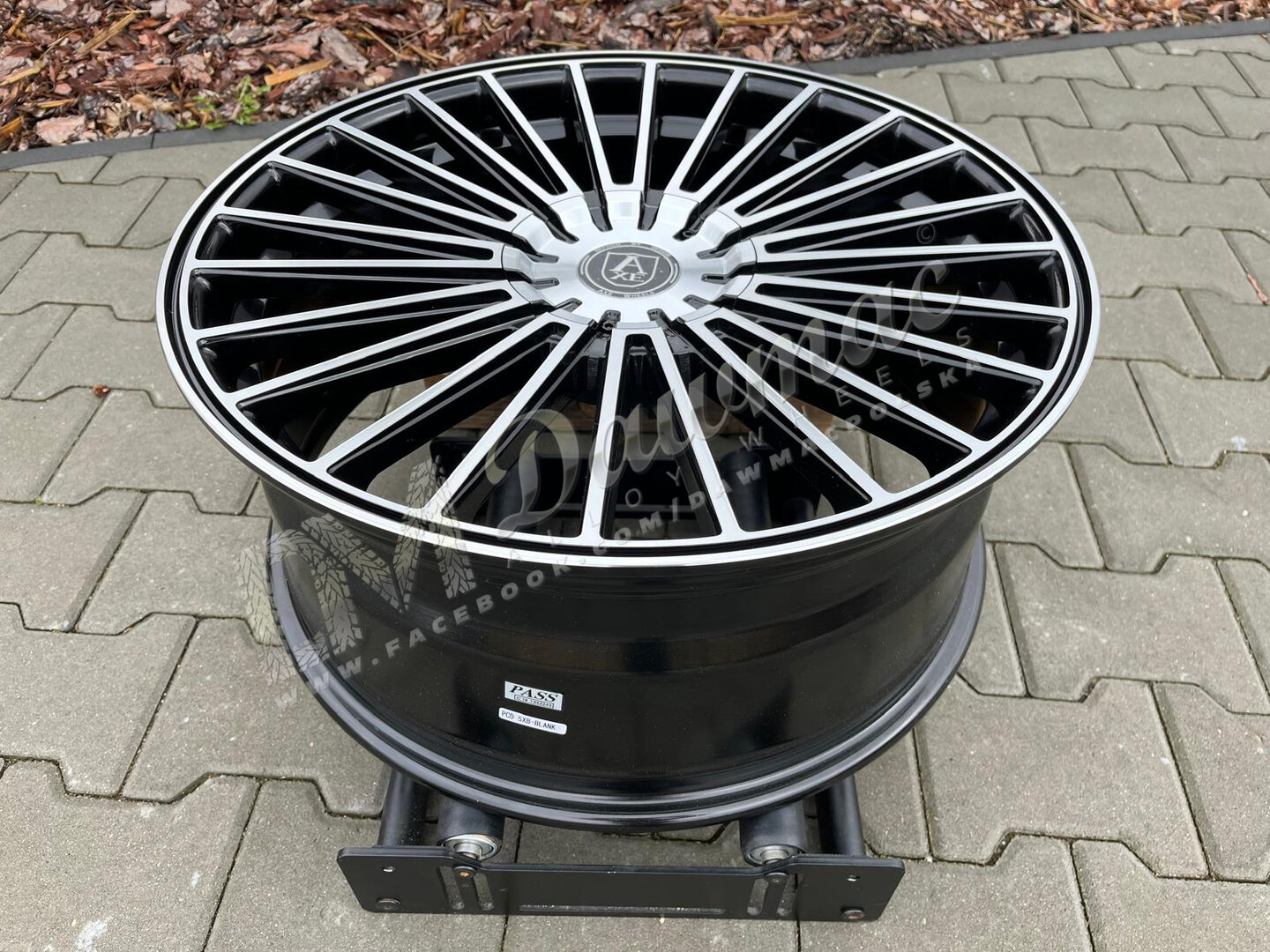 AXE EX50 21" 9J ET35 5x108-5x130 Gloss Black Polished - obrazek 7