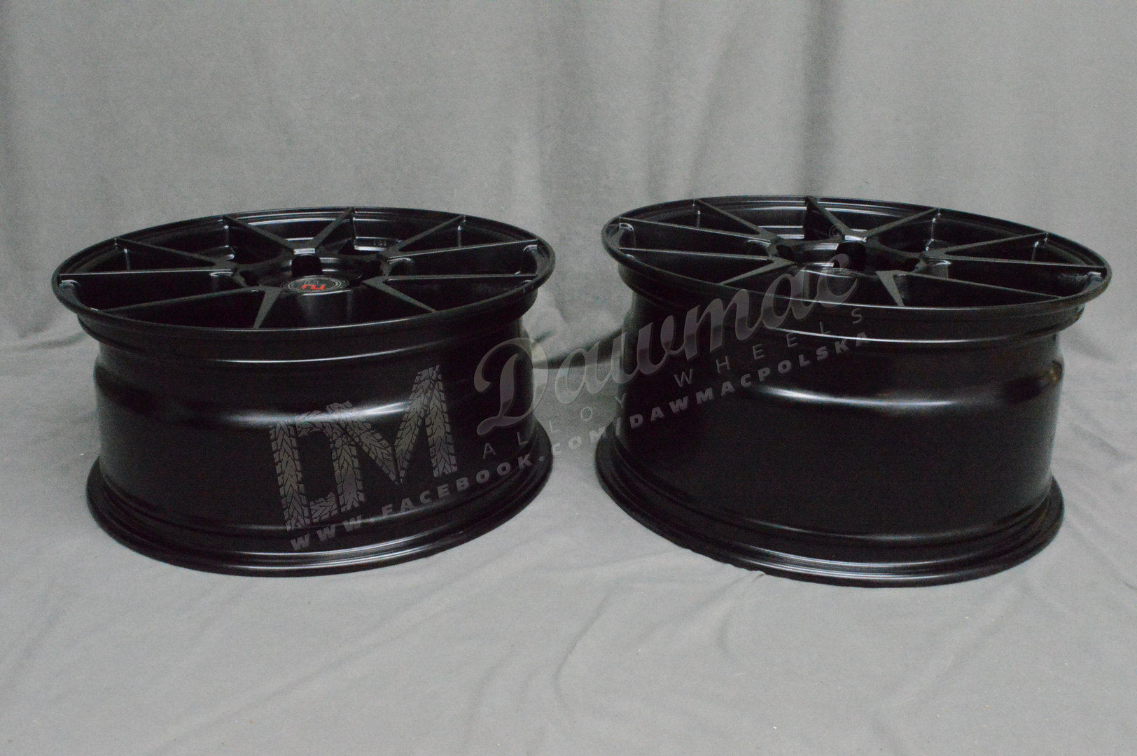 2Forge ZF6 19" 8,5J ET15-ET45 + 11J ET15-ET45 5x100-5x130 Matt Black - obrazek 7