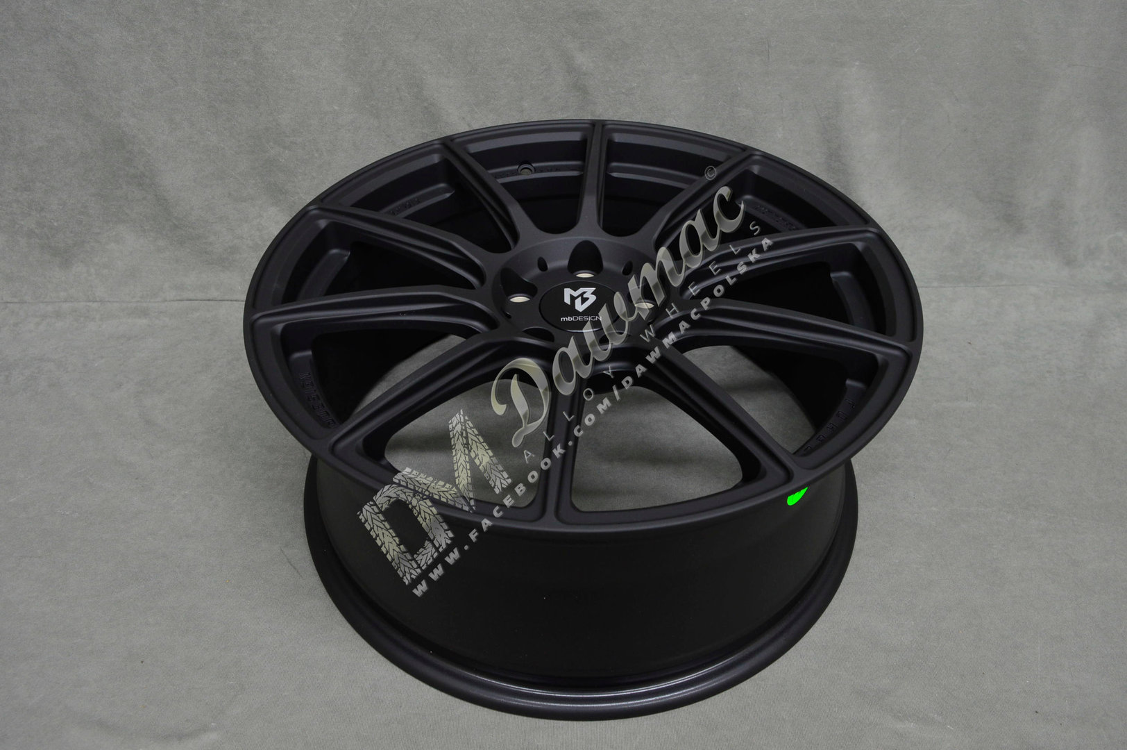 mbDesign MF1 19" 8J ET45 5x100 Black Dull Matt - obrazek 7