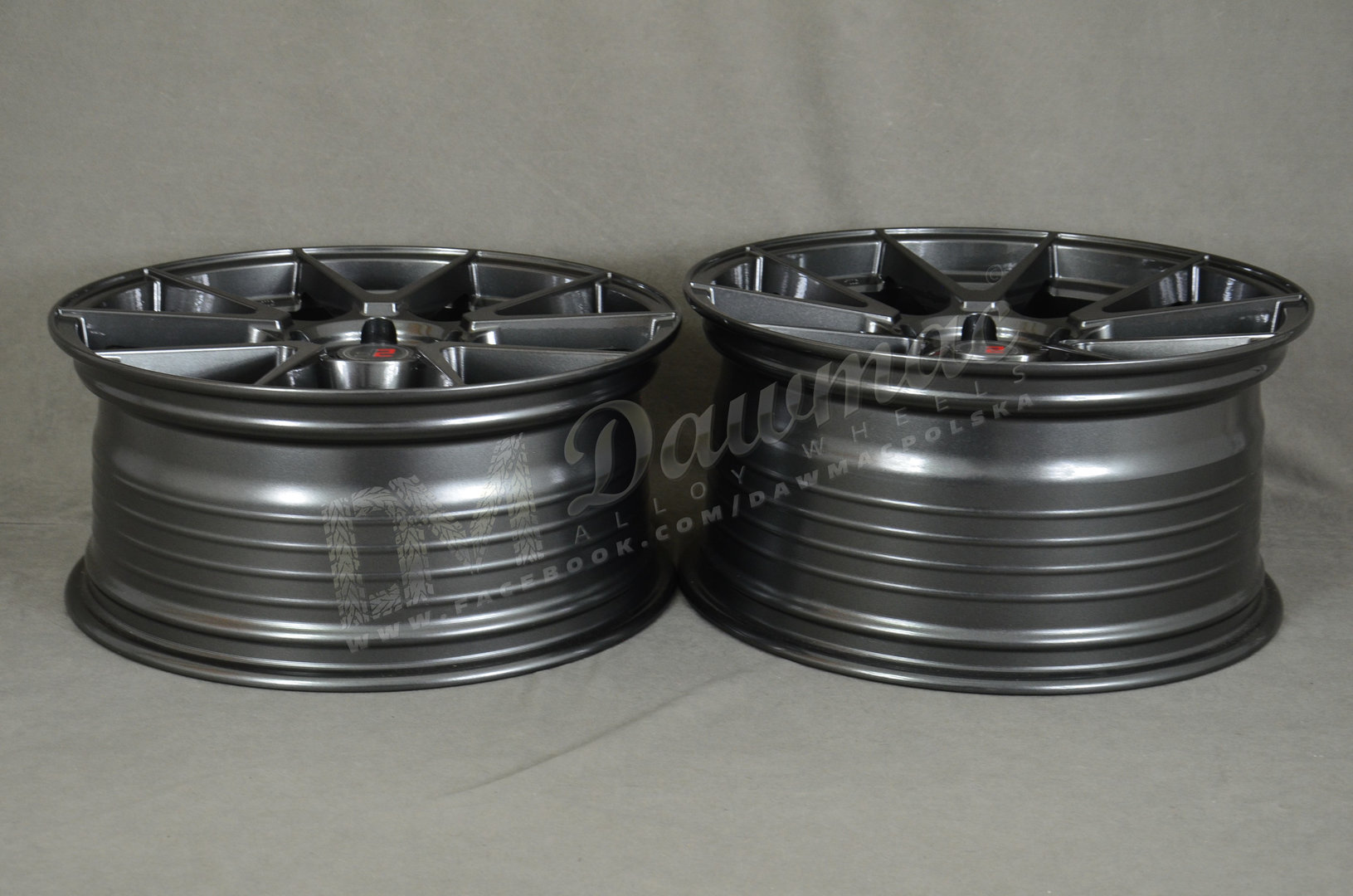 2Forge ZF6 19" 9,5J ET15-ET45 + 11J ET15-ET45 5x100-5x130 Gloss Gunmetal - obrazek 8