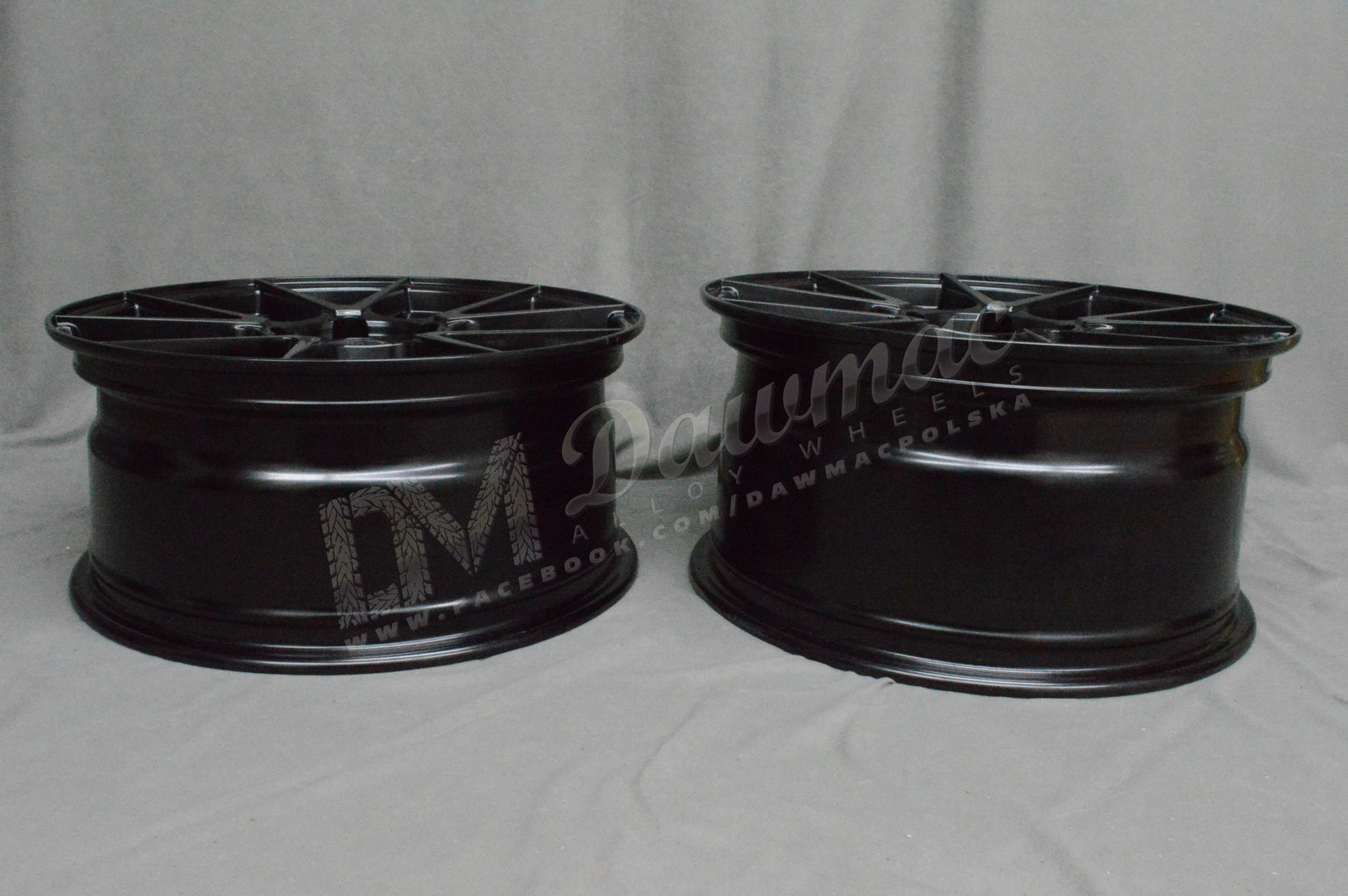 2Forge ZF6 19" 9,5J ET15-ET45 + 11J ET15-ET45 5x100-5x130 Matt Black - obrazek 8