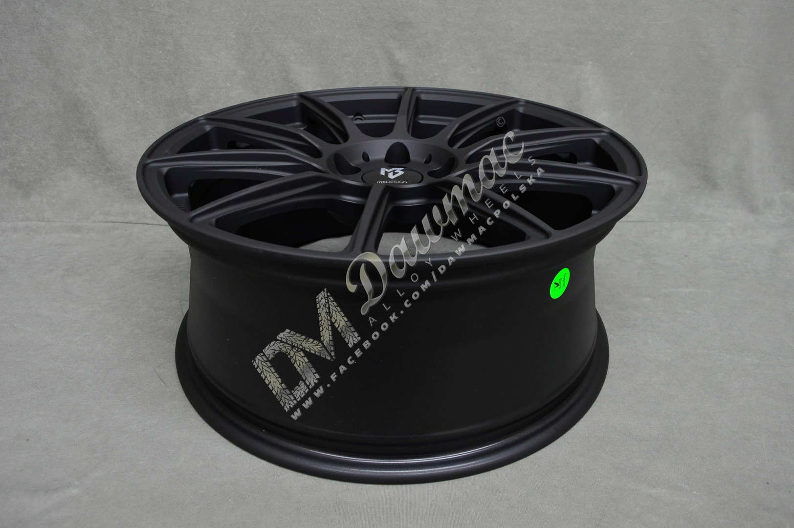 mbDesign MF1 19" 8J ET35 5x100 Black Dull Matt - obrazek 8