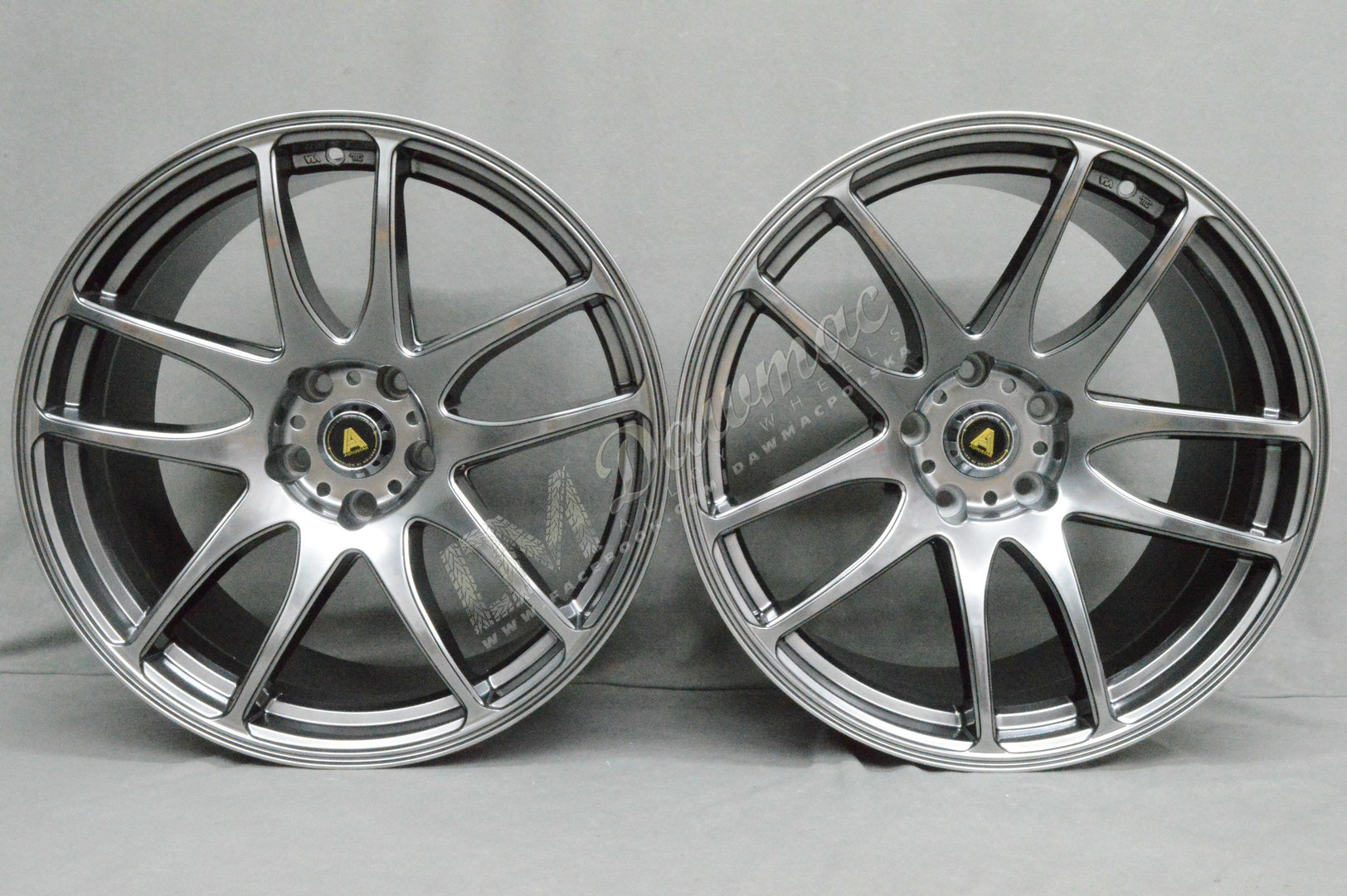 Autostar A510 19" 9,5J ET30 + 10,5J ET22 5x120 Hyper Black - obrazek 2