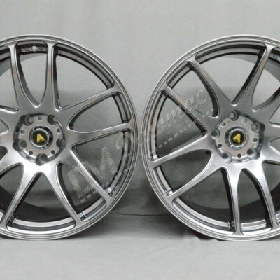 Autostar A510 19" 9,5J ET30 + 10,5J ET22 5x120 Hyper Black