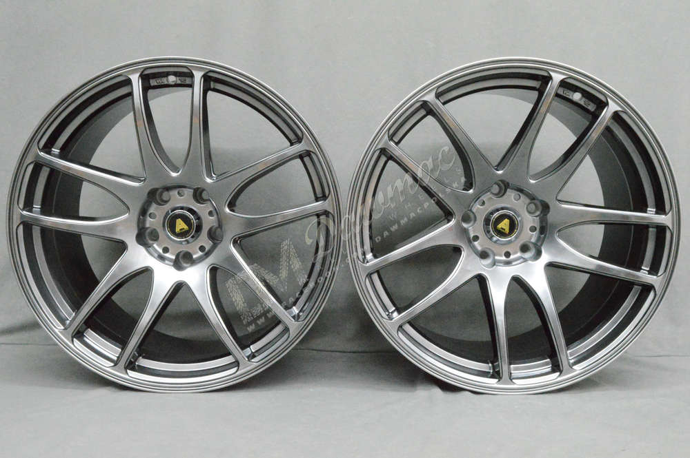 Autostar A510 19" 9,5J ET30 + 10,5J ET22 5x120 Hyper Black