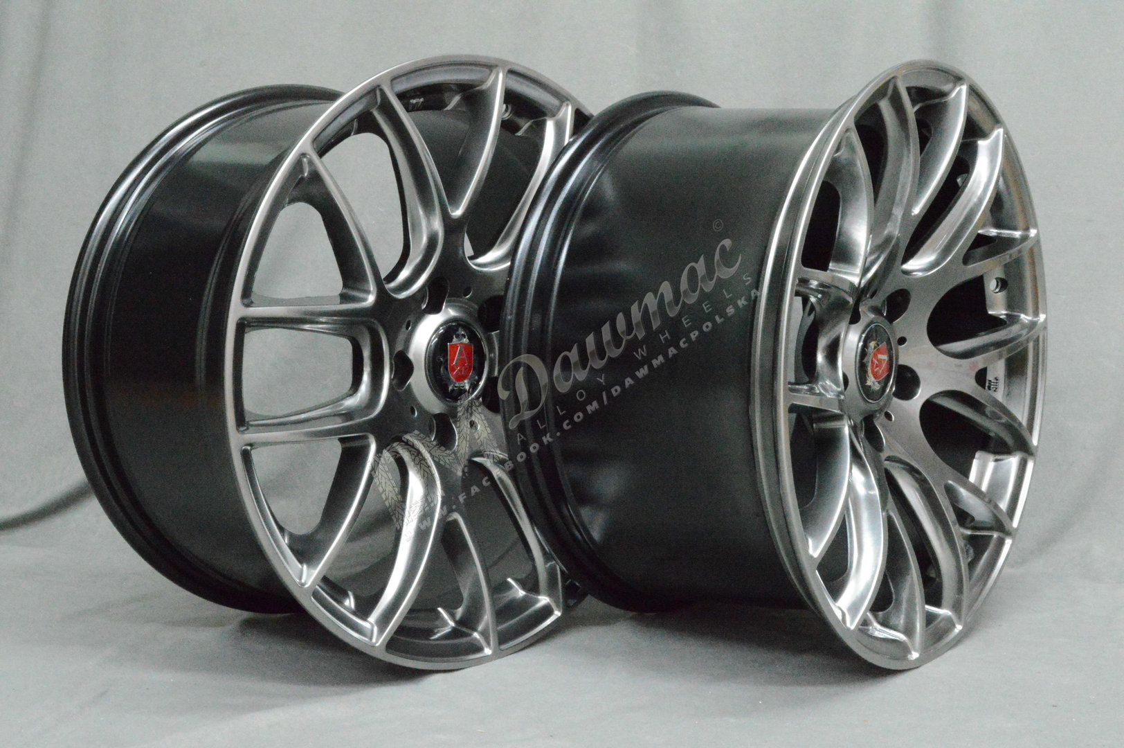 AXE CS 19" 9,5J ET27 5x108-5x120 Hyper Black - obrazek 4