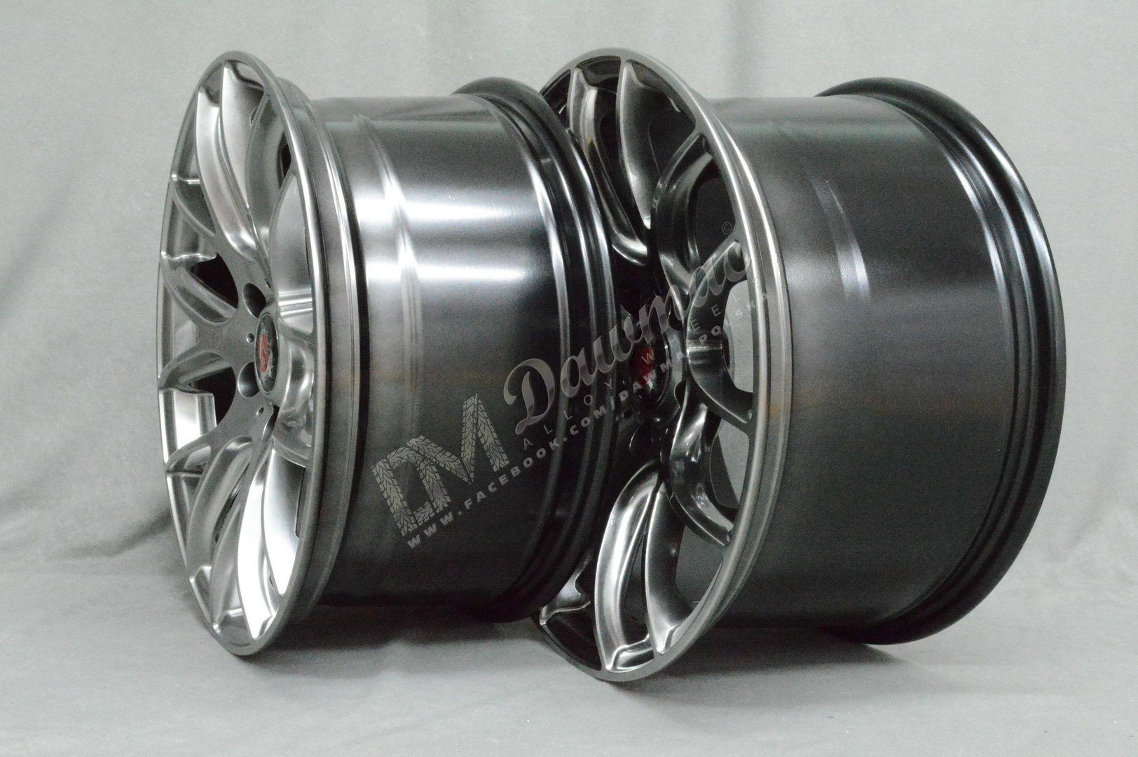 AXE CS 19" 8,5J ET20 + 9,5J ET27 5x108-5x120 Hyper Black - obrazek 5