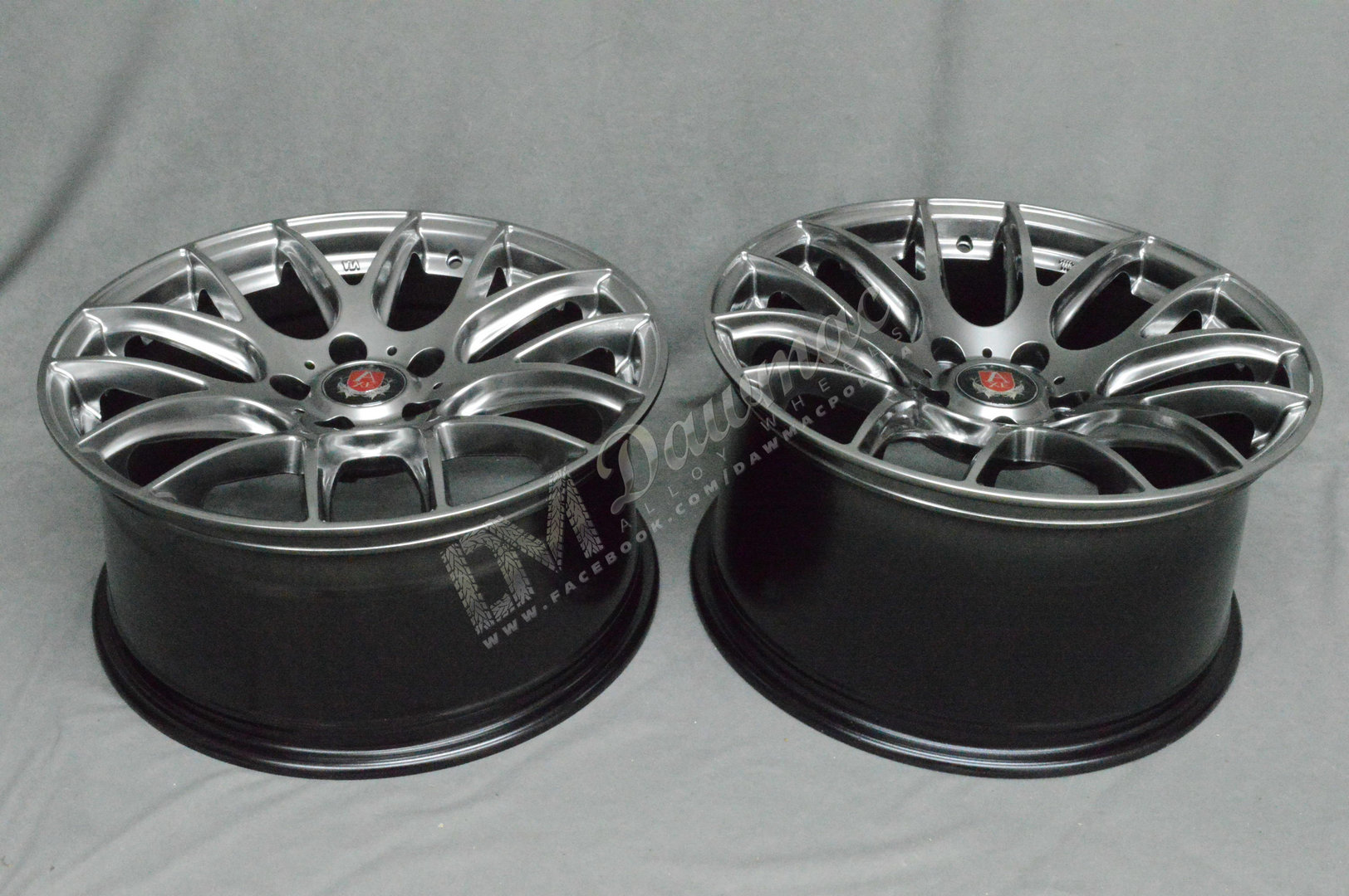 AXE CS 19" 8,5J ET40 5x108-5x120 Hyper Black - obrazek 6